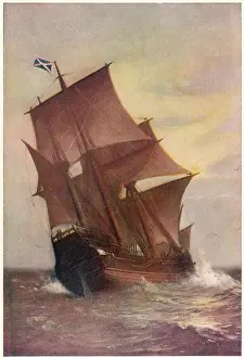 1620: The Mayflower: transporting Pilgrim Fathers to New World