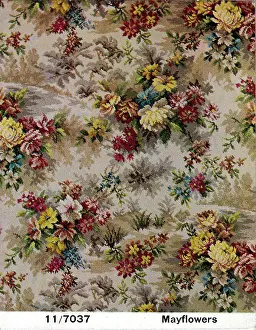 Axminster: Mayflowers carpet sample for Axminster Broadloom carpets
