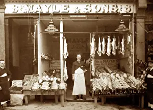 Fishmonger: Mayle & Sons, Fruit and fishmonger, Knight's Hill, Streatham