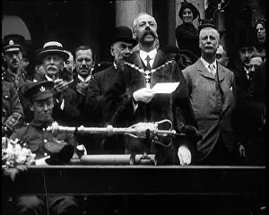 Mace: Mayor Of Hackney Giving A Speech Before A Ceremonial