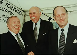 Lauder: The mayor of Vienna Michael Haupl (left) with Paul