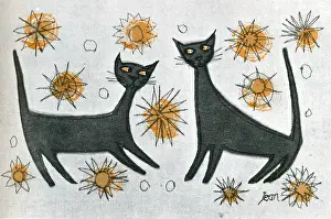 Mccalls: McCall's Needlework in Colour - cat embroidery