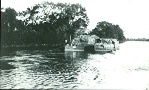 Leone: McCarthy Island (seed boat in river)