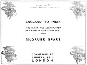 Spars: McGruer Hollow Spars 1919