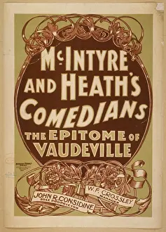 Epitome: McIntyre and Heath's Comedians the epitome of vaudeville