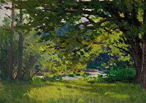 Iten: Meadow with Trees by a River