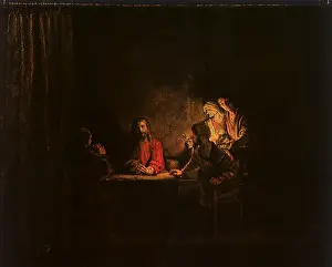 1648: The Meal in Emmaus, by Rembrandt