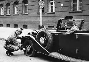 Tire: Measures against traffic offenders, 1938