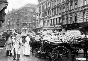 Butchers: Meat delivery in Berlin, 1915