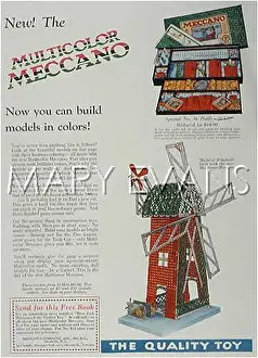 Multicolor: Meccano advert, 1926