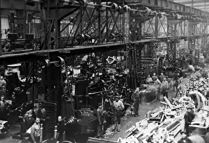 Skoda: Mechanic workshop of the Skoda Works, 1917