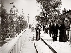 Mechanised: Mechanised moving pavement World Fair, Paris, France, 1900