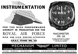 Mk3a: Mechanism Mk3A Machmeter (.7 to 1.3 Mach) AM Ref 6A/3300