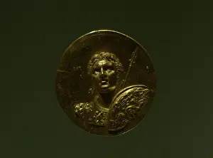 Macedon: Medaillon - cuirassed bust of Alexander the Great