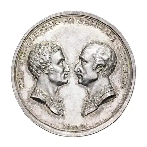 1742: Medal commemorating Wellington and von Blucher