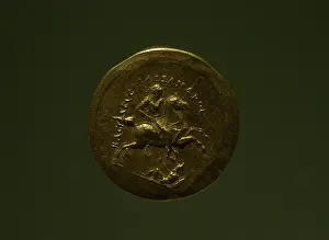 Macedon: Medallion depicting Alexander the Great, wearing a diadem