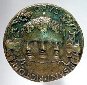 Capodimonte: Medallion of Lionello d'Este: verso