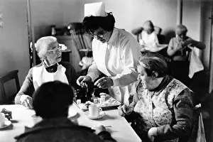 Medication time at old people's home