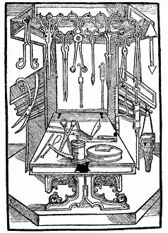 Saws: medicine, instruments / equipment, Die Instrumente