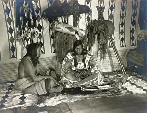 C1912: Medicine lodge in winter