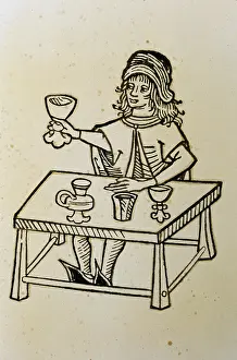 Goblet: medicine, pharmacy, goldsmith selling drinking