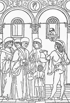 Ketham: medicine, physicians, before a council of physicians