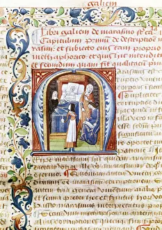 Galenus: medicine, physicians, physician visiting a patient