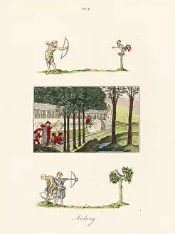 Butts: Medieval archery scenes