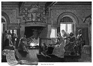 Bedchamber: MEDIEVAL CASTLE INTERIOR