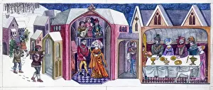 Medieval Christmas preparations