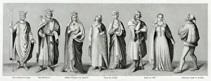 Sceptre: Medieval costume, 10th to 14th century
