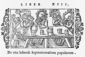 Binge: Medieval drinking scene in Scandinavia