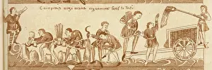 Haymaking: Medieval farmers haymaking