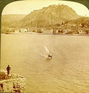 Stereo: Medieval fortress of Palamidi, Greece