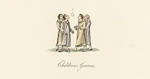 Bobbing: Medieval game of bob-cherry
