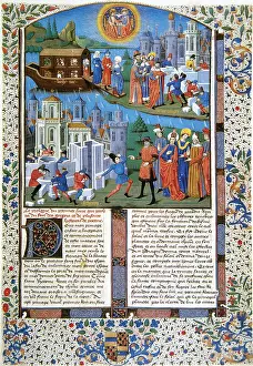 Bricklayer: Medieval History. 15th century. Building the defense walls a