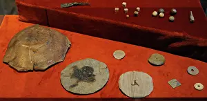 Backgammon: Medieval history. Scandinavia. Different objects with the