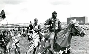 Jouster: Medieval jousting tournament, Cornwall