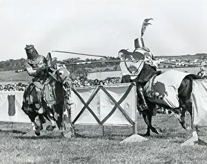 Jouster: Medieval jousting tournament, Cornwall