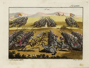 Pitched: Medieval knights in a pitched battle