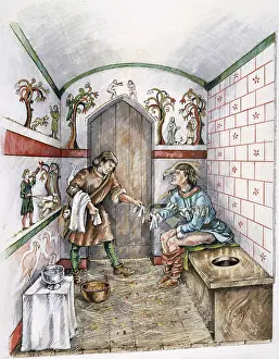 Sarum: Medieval latrine
