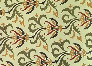 Fabrics: Medieval Leaf Pattern