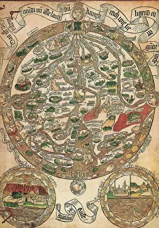 Antiquarian: Medieval Map of Europe 1480