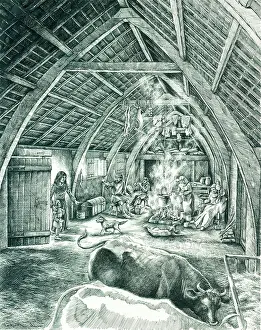 Wharram: Medieval peasant house