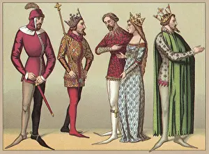 Racinet: Medieval Royalty