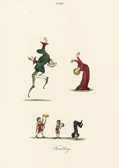 Tumbler: Medieval tumblers