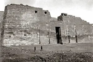 Medinet: Medinet Abu, Egypt, circa 1880s