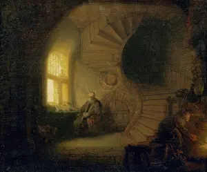 Meditating: Meditating philosopher