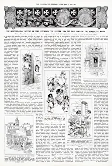 Kitchener: Mediterranean meeting of Lord Kitchener, the Premier, Malta