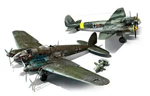Heinkel: Two medium bombers used by Germany during the